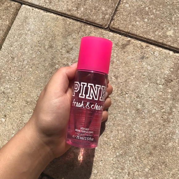 body splash pink fresh & clean victoria's secret
